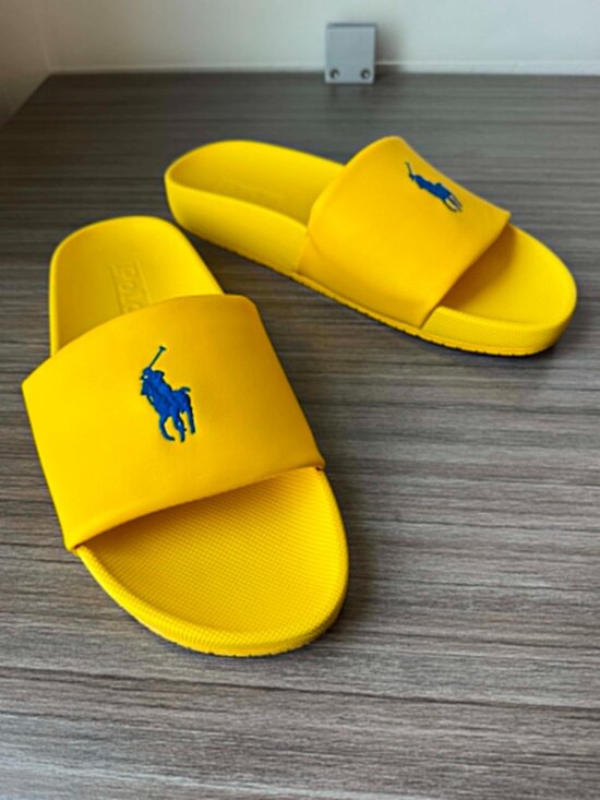 Polo Ralph Lauren Cayson Big Pony Slide Sandals Men\'s Size 12 Preowned main image 11